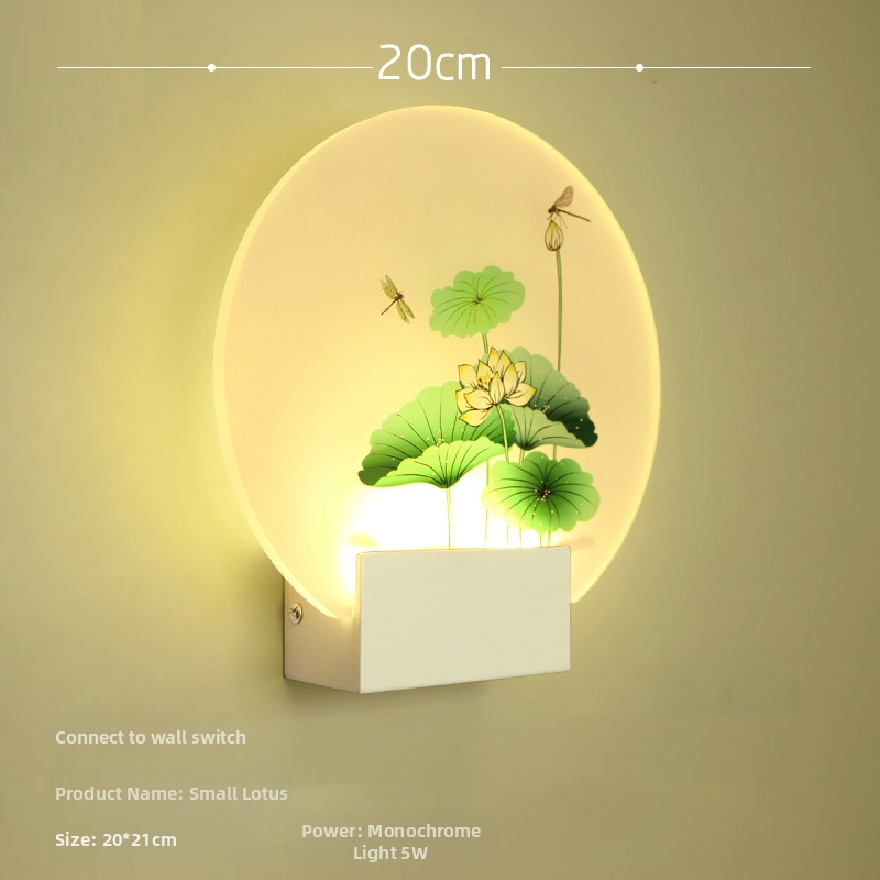 Lampa de perete nordică, în stil minimalist, pentru dormitor, sufragerie și hol