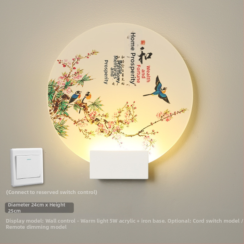 Lampa de perete nordică, în stil minimalist, pentru dormitor, sufragerie și hol