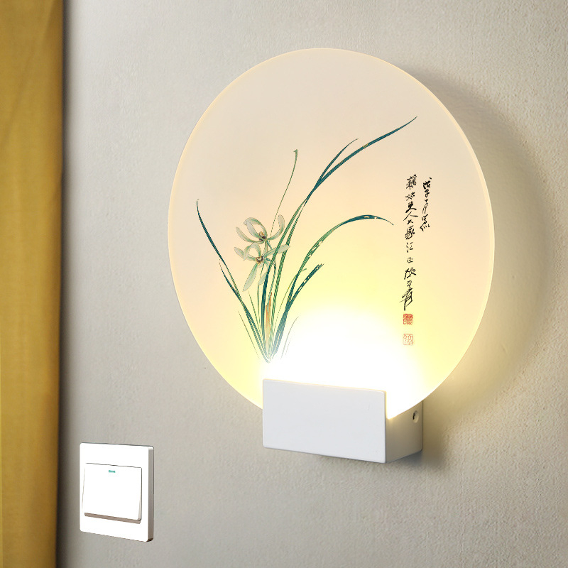 Lampa de perete nordică, în stil minimalist, pentru dormitor, sufragerie și hol