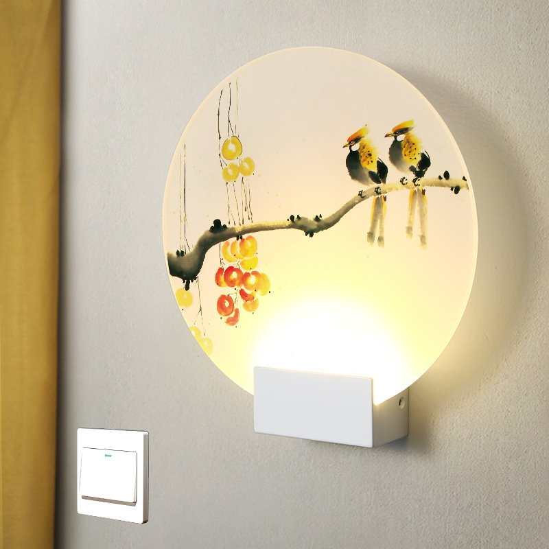 Lampa de perete nordică, în stil minimalist, pentru dormitor, sufragerie și hol