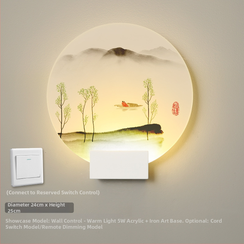 Lampa de perete nordică, în stil minimalist, pentru dormitor, sufragerie și hol