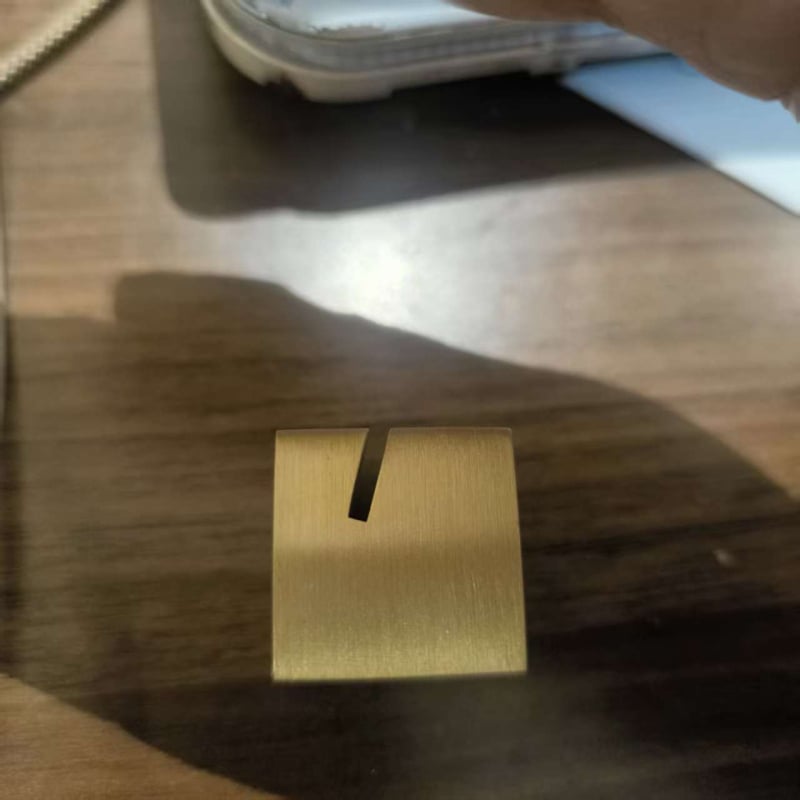 Latunski držač kartica i etiketa, 25 mm, stolni držač za kartice i bilješke