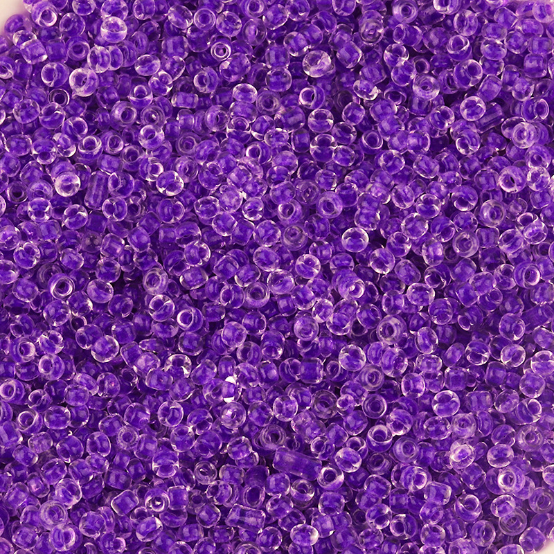2 mm prozirne staklene perle s bojanim jezgrom, u vrećicama za DIY narukvice