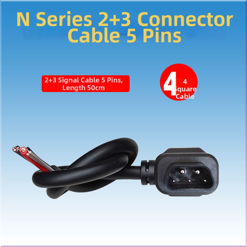 NIU lítium-ion akkumulátoros elektromos járműhöz készült konverziós adapter kábel, férfi és női csatlakozókkal, N1GF töltőállomáshoz