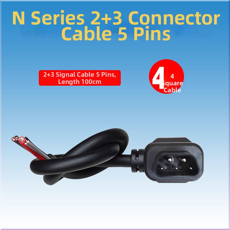 NIU lítium-ion akkumulátoros elektromos járműhöz készült konverziós adapter kábel, férfi és női csatlakozókkal, N1GF töltőállomáshoz