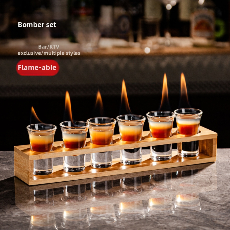 Σετ Bullet Cup για σότ με βάση κοκτέιλ B-52 και ποτήρια αλκοολούχων για μπαρ