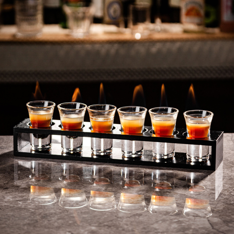 Σετ Bullet Cup για σότ με βάση κοκτέιλ B-52 και ποτήρια αλκοολούχων για μπαρ