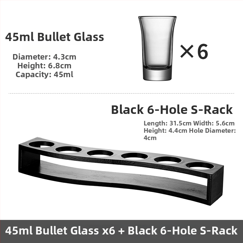 Σετ Bullet Cup για σότ με βάση κοκτέιλ B-52 και ποτήρια αλκοολούχων για μπαρ