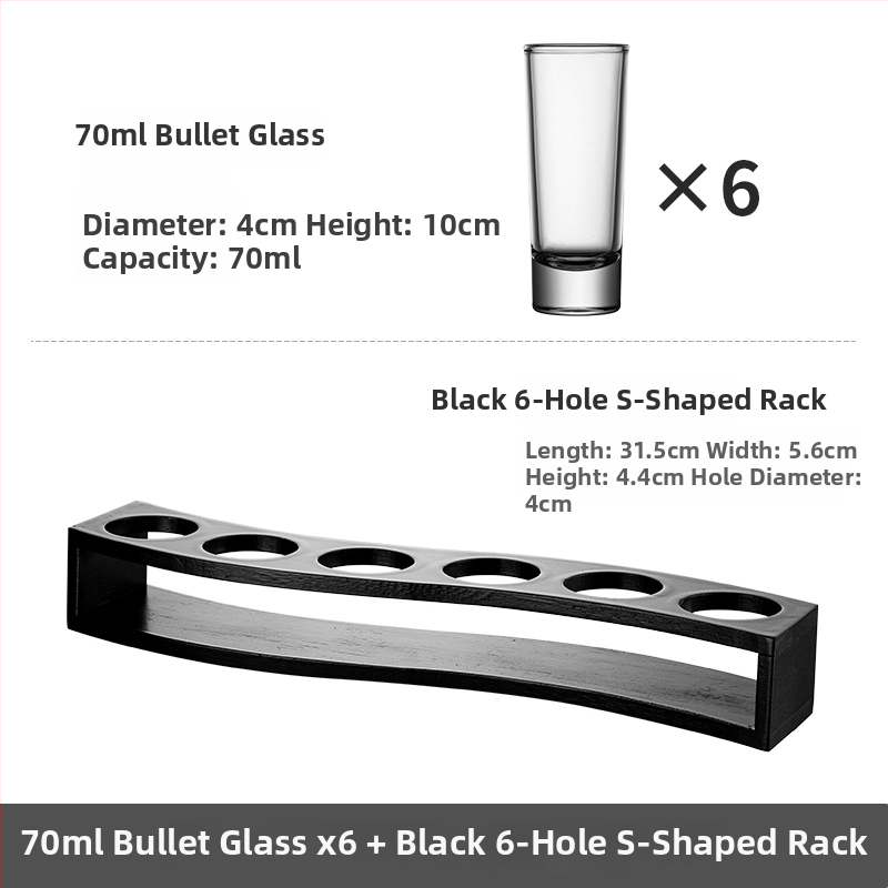 Σετ Bullet Cup για σότ με βάση κοκτέιλ B-52 και ποτήρια αλκοολούχων για μπαρ