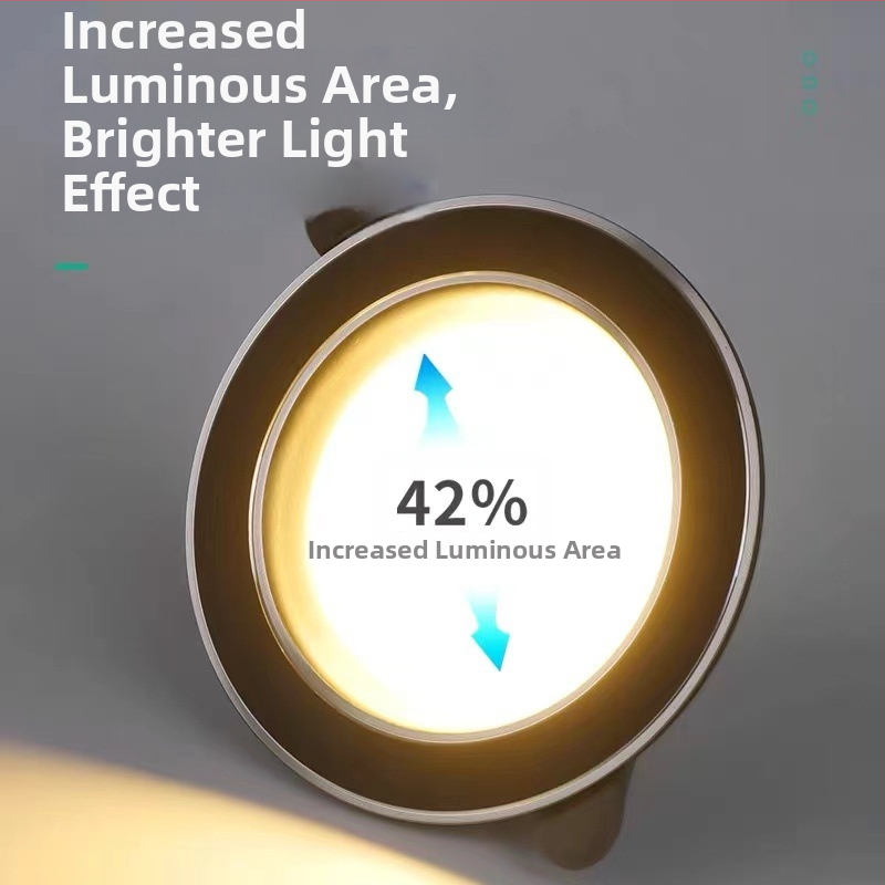 Vstavané LED svietidlo do stropu obývačky, dizajn mačacieho oka, trojfarebná možnosť, moderné minimalistické, 5W