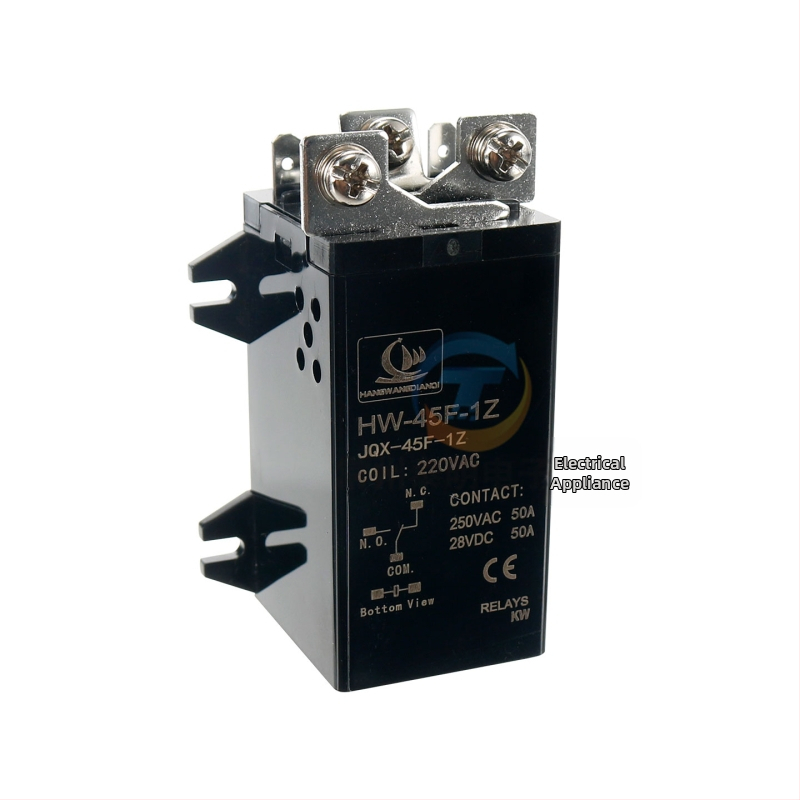 Vysokovýkonné relé JQX-60F, 60 A, cievka 12 V DC alebo 24 V DC, 220 V AC