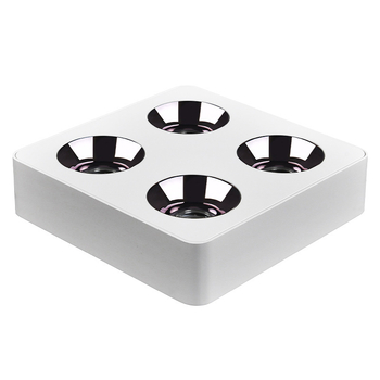 Downlight πλήρους φάσματος με τέσσερα τετράγωνα κεφάλια, οροφή-μόνταριστό LED προβολέας κατά της λάμψης