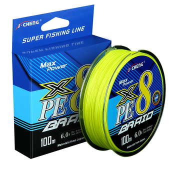 Linie PE cu 8 fibre pentru aruncări de lungă distanță, linie principală de înaltă rezistență pentru pescuit marin