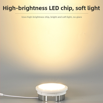 AR111 εξωτερικός LED προβολέας, 12W, φως με γρίλια, χαμηλή τάση, υψηλή φωτεινότητα