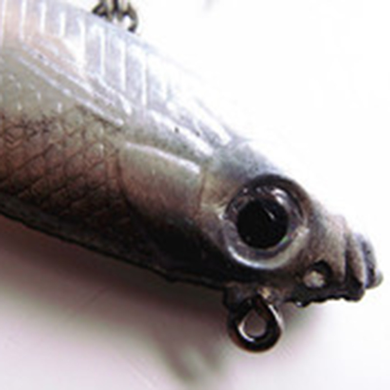 Mekana imitacija s T-repom crno-bijela, s teškom glavom, 14 g, 8 cm, PVC mamac