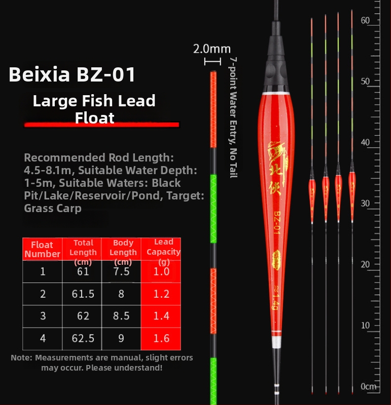 Northern Hero 7-szemű árnyék nélküli elektronikus világító horgászpop