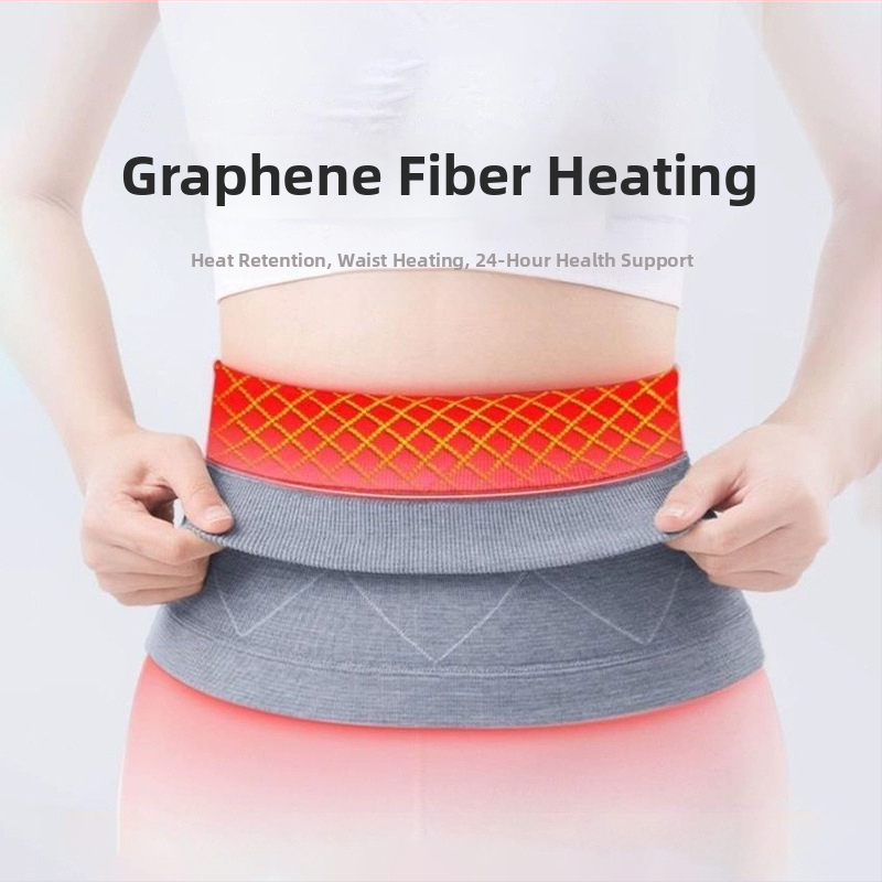 Graphene vyhrievací bedrový pás pre mužov, ženy a seniorov – teplo a podpora brucha pri spaní