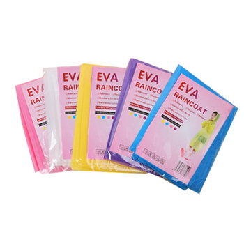 Gyerek EVA esőponcho, vízálló kapucnis esőruha kültéri használatra