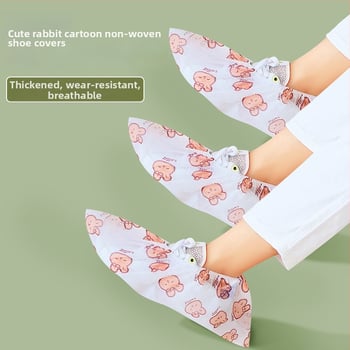 Jednokratne navlake za cipele, deblji netkani materijal, za radionice i učionice, zaštita od prašine i prljavštine, za odrasle i studente, s tiskanim logom
