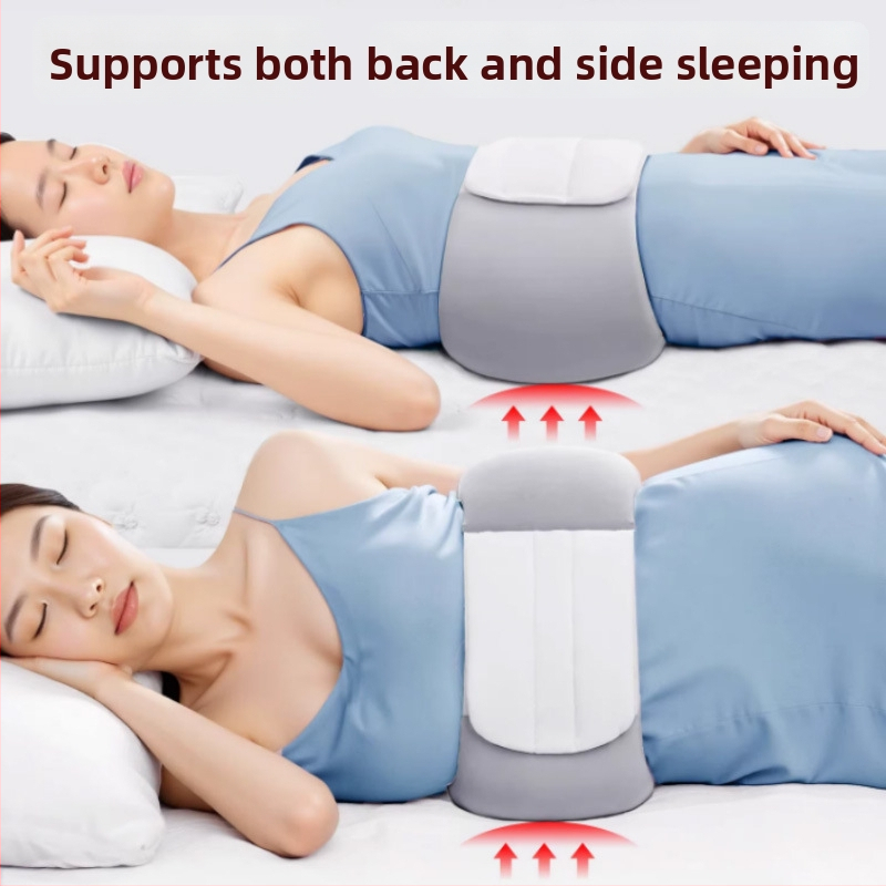 Ľahký páperový bedrový vankúš s podporným pásom, vankúš na bedrovú chrbticu, model X-09