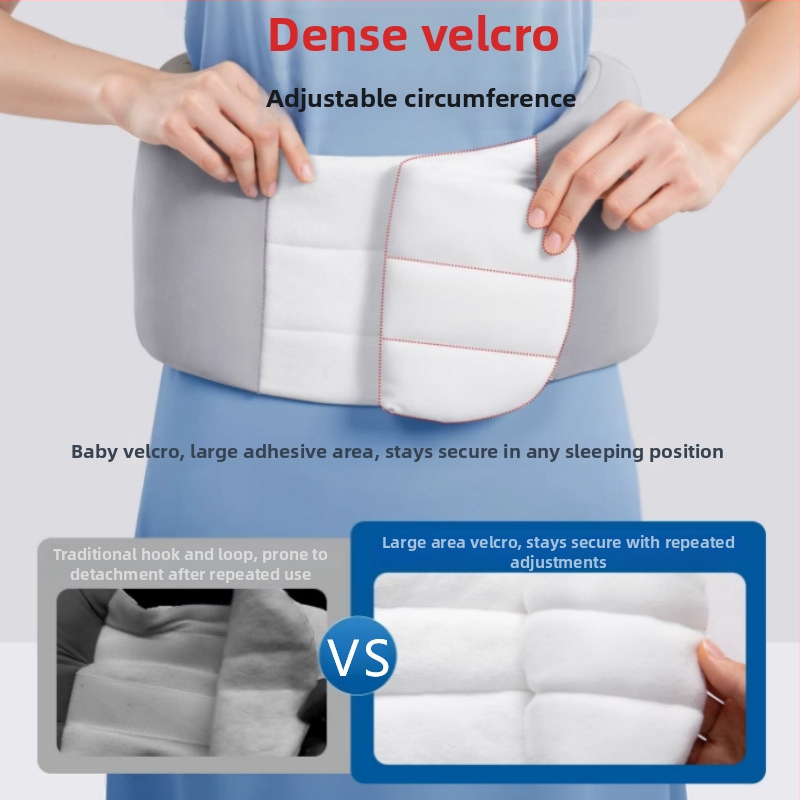 Ľahký páperový bedrový vankúš s podporným pásom, vankúš na bedrovú chrbticu, model X-09