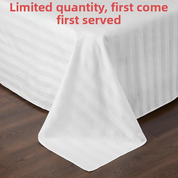 100% pamut, extrán sűrű ágynemű, fehér, 40 szálas satin csíkok, hoteltextil