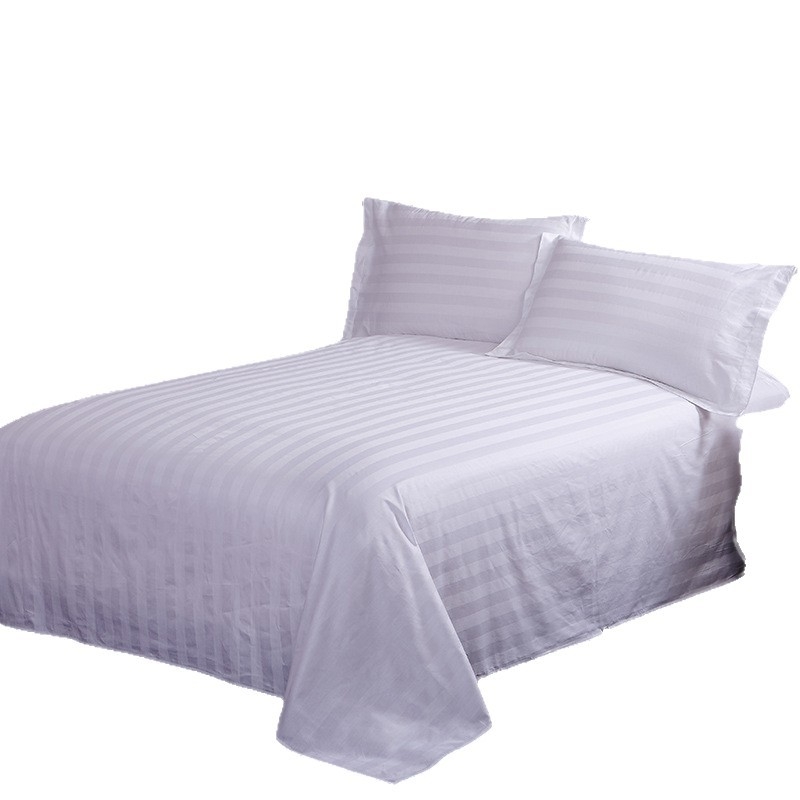 100% pamut, extrán sűrű ágynemű, fehér, 40 szálas satin csíkok, hoteltextil