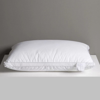 2024 ötcsillagos szállodai pamut párna, 3D kétoldalas, felnőtt, méret 45×75 cm, fehér