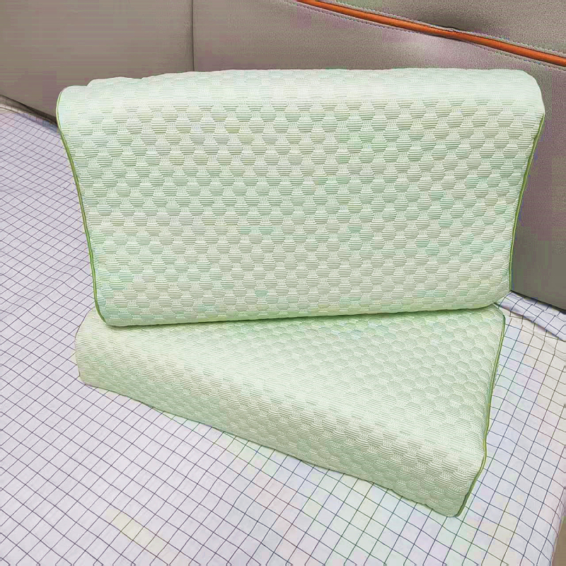 Ice Bean latex párnahuzat, 40×60 cm, nyári hűs érzés, lassú visszaállítású memóriahab a nyaki támaszhoz