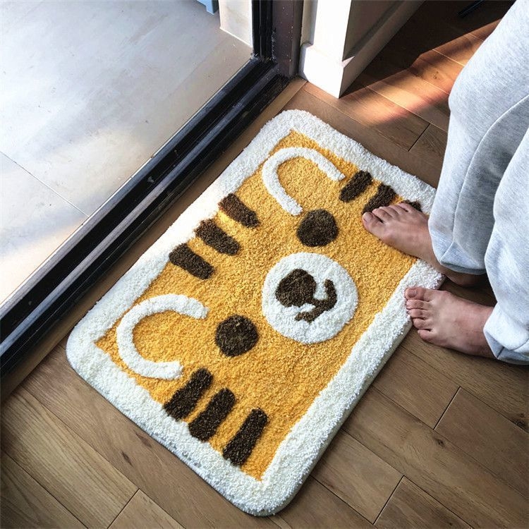 Japanski stil, slatka protuklizna prostirka za kupaonicu, ulaz i spavaću sobu, upijajući podni tepih
