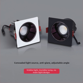 DALI Πρωτόκολλο, εντοιχιζόμενο LED downlight με μια κεφαλή, αντιθαμβωτικό, 7W–12W, οπή 75 mm, σχάρα 75 mm