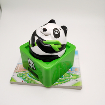 Solarni panda bobblehead za unutrašnjost automobila – ukras za putovanja
