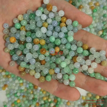 Prirodne jadeitne perle, A-klasa, ledeno prozirne, okrugle 12 mm, za DIY nakit – komponenti za narukvicu i ogrlicu