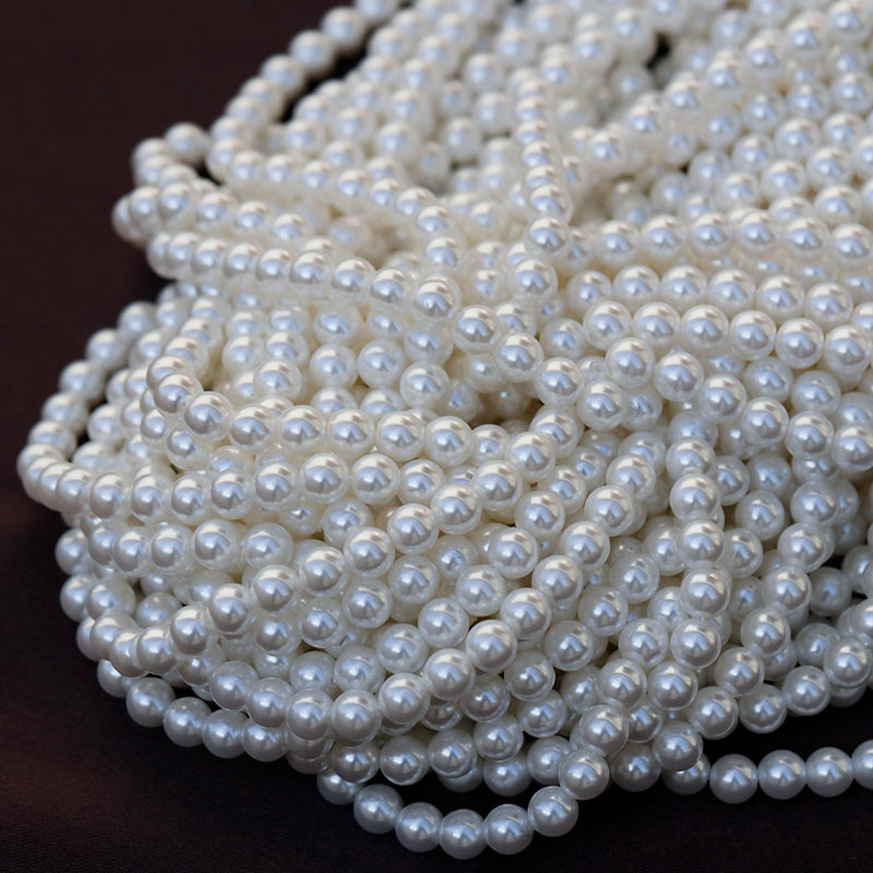 Nanyang bijele školjke perle 2-10 mm za DIY narukvice i naušnice