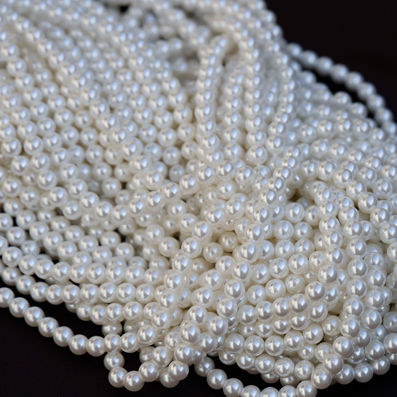 Nanyang bijele školjke perle 2-10 mm za DIY narukvice i naušnice