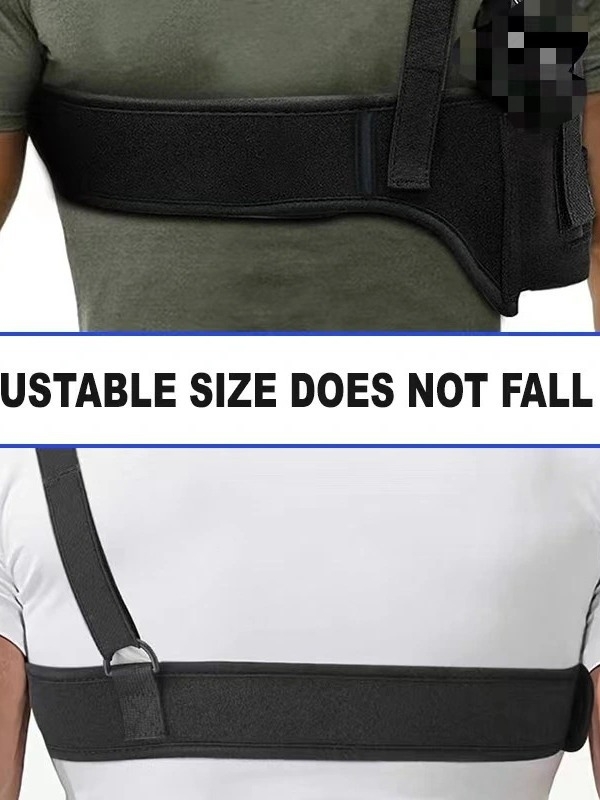 Husă pistol unisex cu curea elastică de talie — crossbody, acces discret