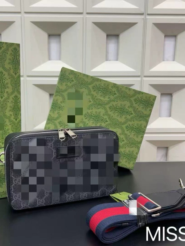 Novi model muška crossbody torba s GG uzorkom – klasična torba za fotoaparat, mala kvadratna torba, unisex