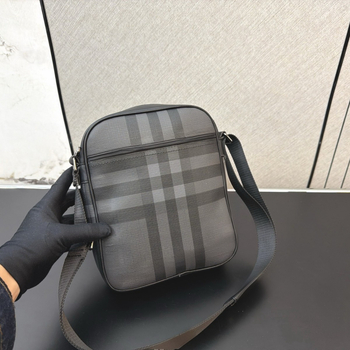 Muška torba za kameru s kariranim uzorkom, crossbody torba, poslovno-opušten stil