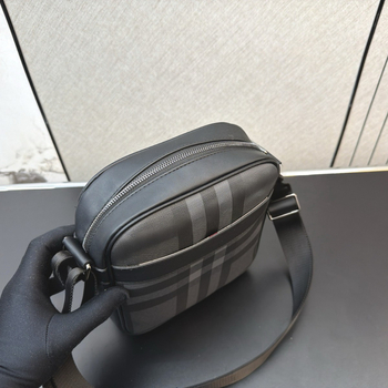 Muška torba za kameru s kariranim uzorkom, crossbody torba, poslovno-opušten stil