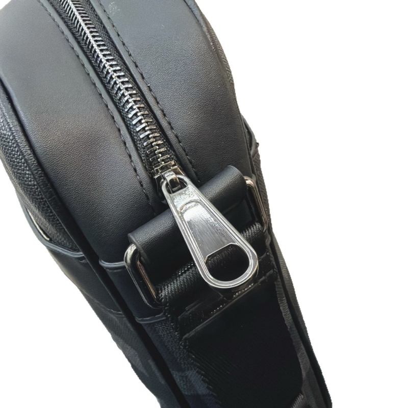 Muška torba za kameru s kariranim uzorkom, crossbody torba, poslovno-opušten stil