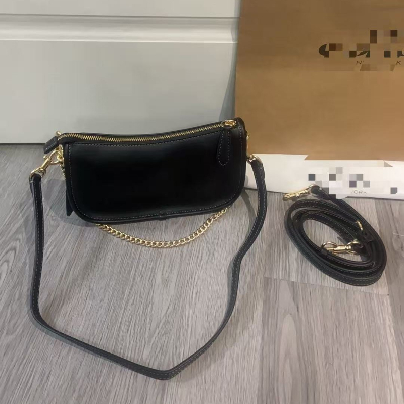 C Brand Dumpling torba za žene, jesen 2024, vintage inspirirana crossbody torba srednje veličine od prave kože