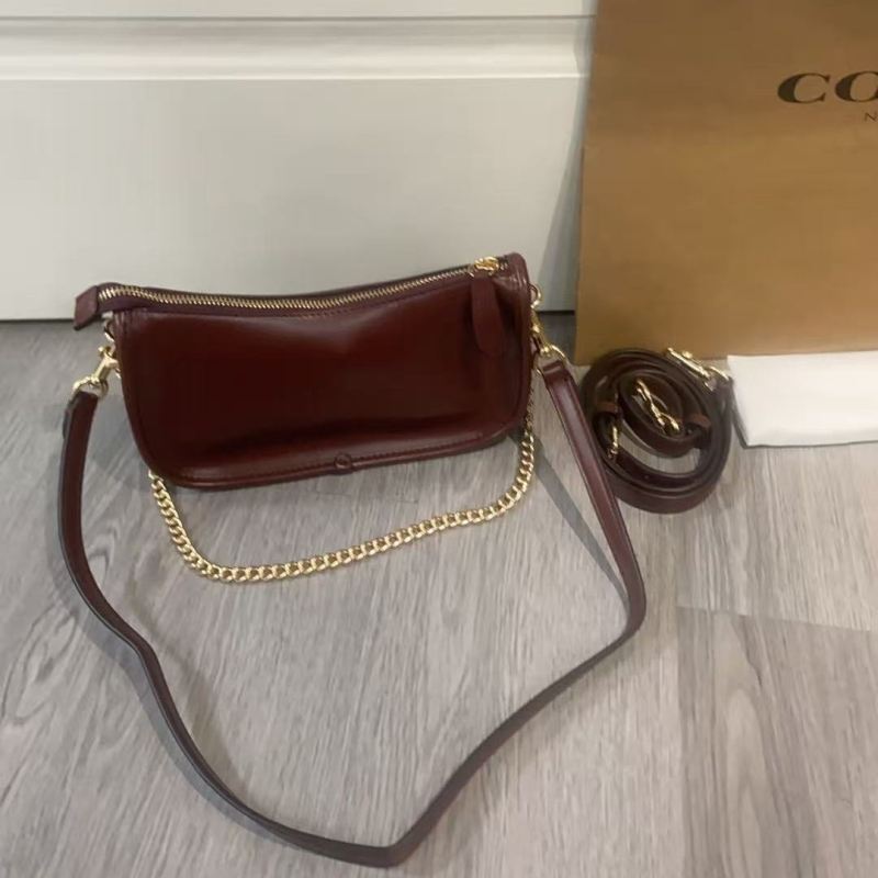 C Brand Dumpling torba za žene, jesen 2024, vintage inspirirana crossbody torba srednje veličine od prave kože