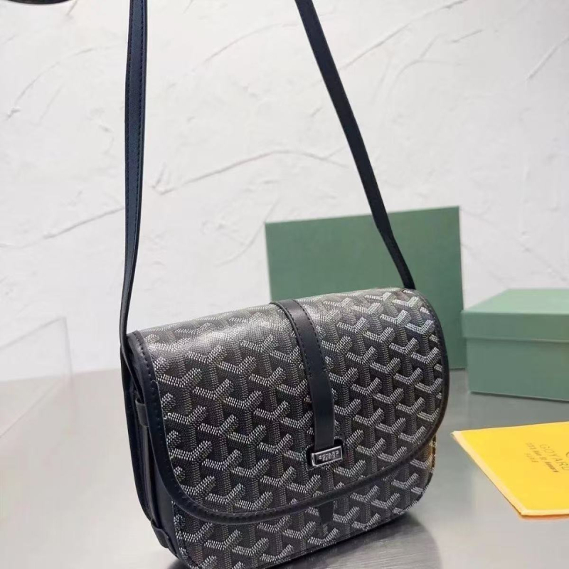 Kožna torba s monogramom i uzorkom dogtooth, crossbody torba u stilu saddle, mala kvadratna ženska torba, svestrana i visoke klase mode