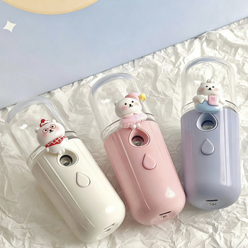 Nyári hidratáló permetező készülék, kézben tartható, USB-ről tölthető, hidratáló köd, szivárgás elleni védelem