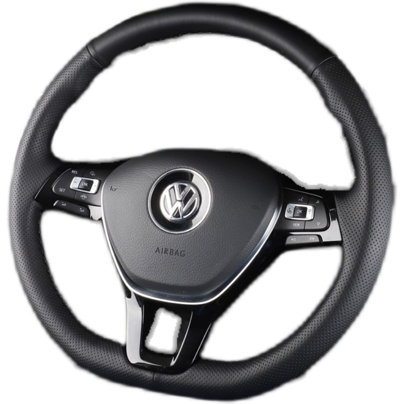 Kožna ručna šivana navlaka za volan za Volkswagen Tiguan L, Magotan B8, Sagitar, Bora, Lavida Plus i Passat