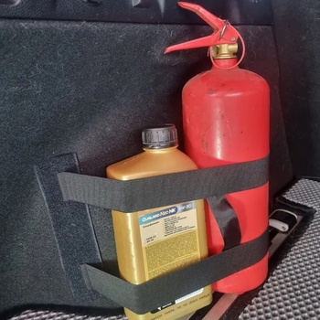Elastična mreža za pohranu u prtljažniku automobila — bočni organizator