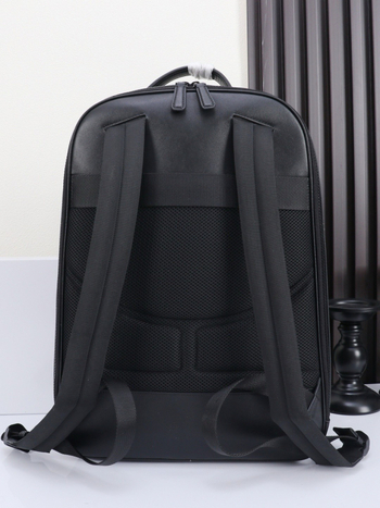 W Baolong rucsac pentru bărbați, stil european-american, piele de primă calitate, rucsac minimalist casual de afaceri pentru laptop de 8 inch