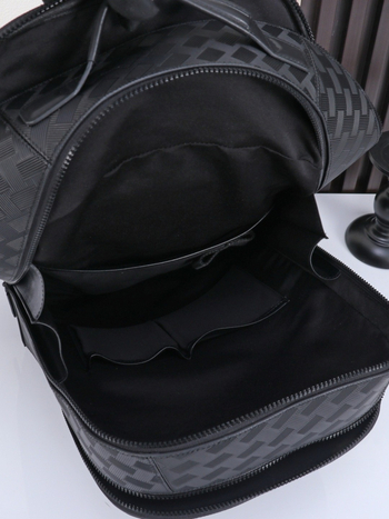 W Baolong rucsac pentru bărbați, stil european-american, piele de primă calitate, rucsac minimalist casual de afaceri pentru laptop de 8 inch