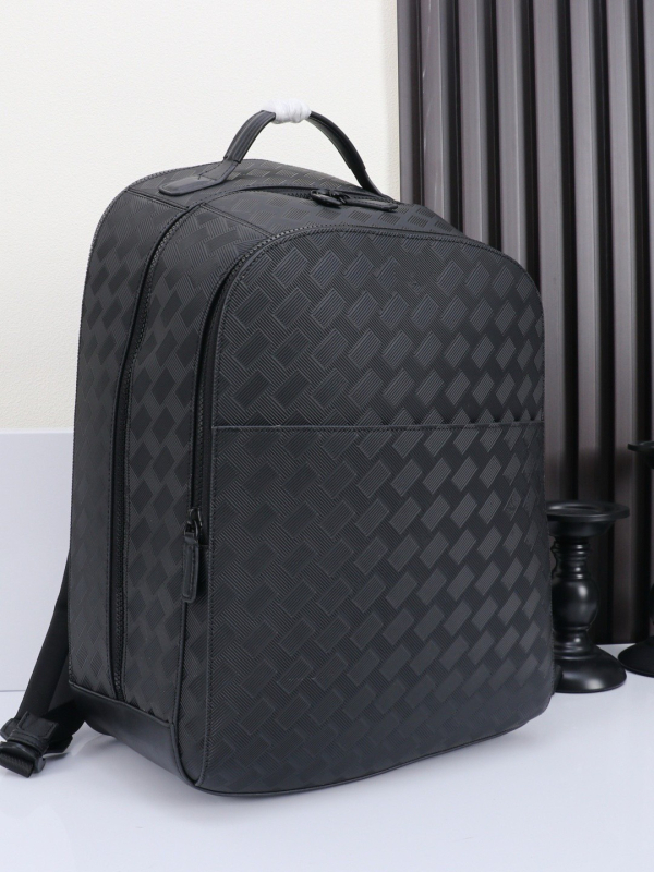 W Baolong rucsac pentru bărbați, stil european-american, piele de primă calitate, rucsac minimalist casual de afaceri pentru laptop de 8 inch