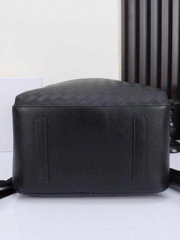 W Baolong rucsac pentru bărbați, stil european-american, piele de primă calitate, rucsac minimalist casual de afaceri pentru laptop de 8 inch